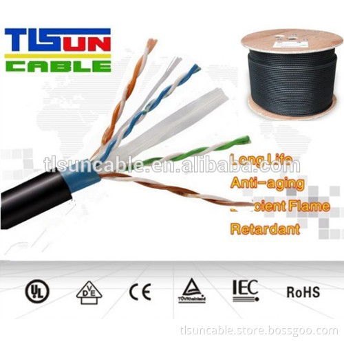 hot selling outdoor networking cable bulk cat6 cable 1000ft